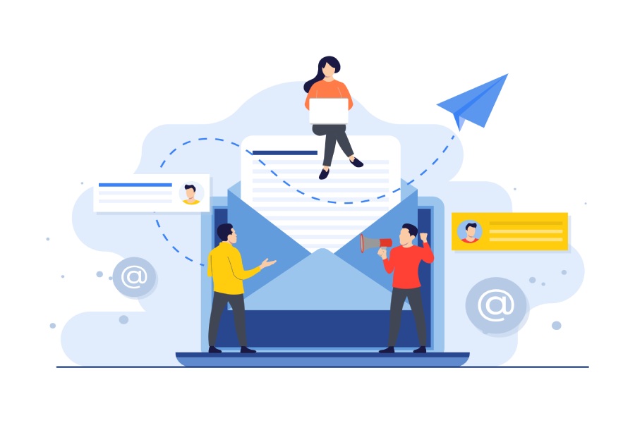 Email sent by a third-party