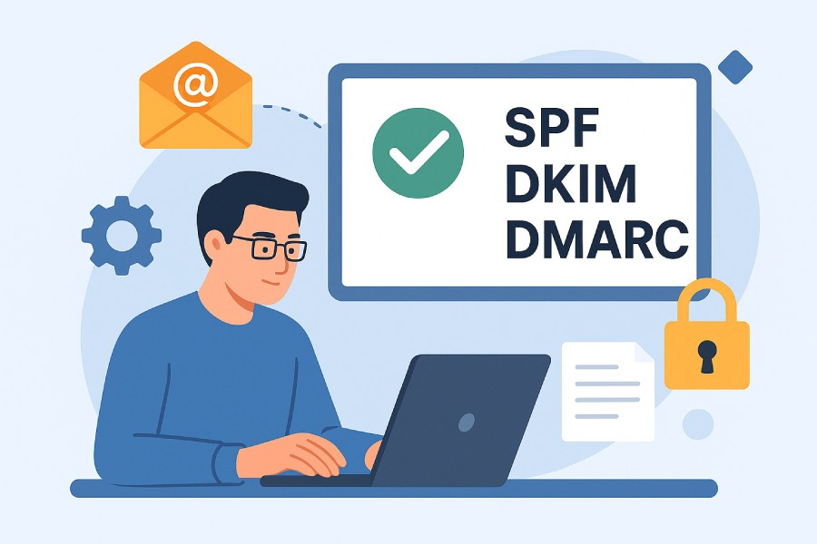 Configuring SPF, DKIM, and DMARC