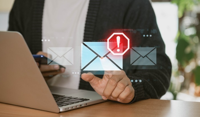 messages in with a warning