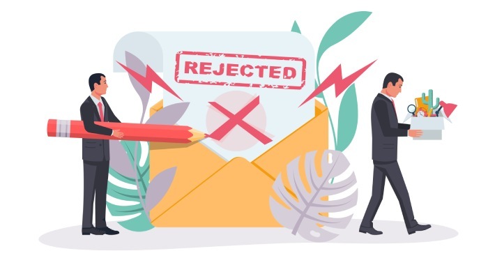 reject the email completely