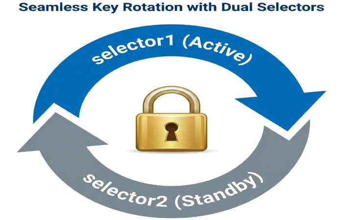 Seamless Key Rotation with Dual Selectors