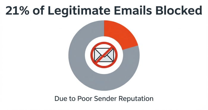 21% of Legitimate Emails Blocked